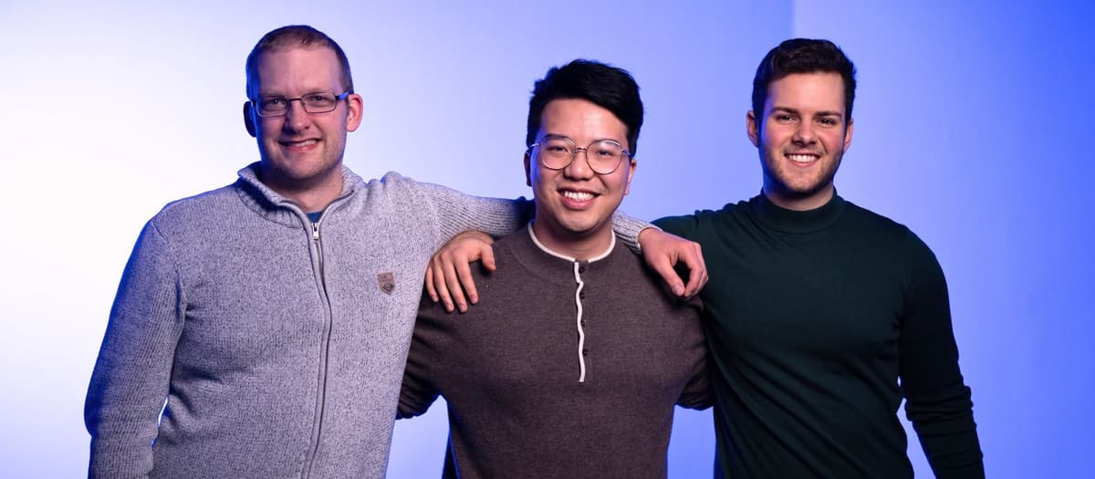 Florian Ulrich, Duc Ha und André Leutert von Allbound Solutions